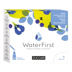 Zuccari Water First Mirtillo-mela-fiori Clitoria