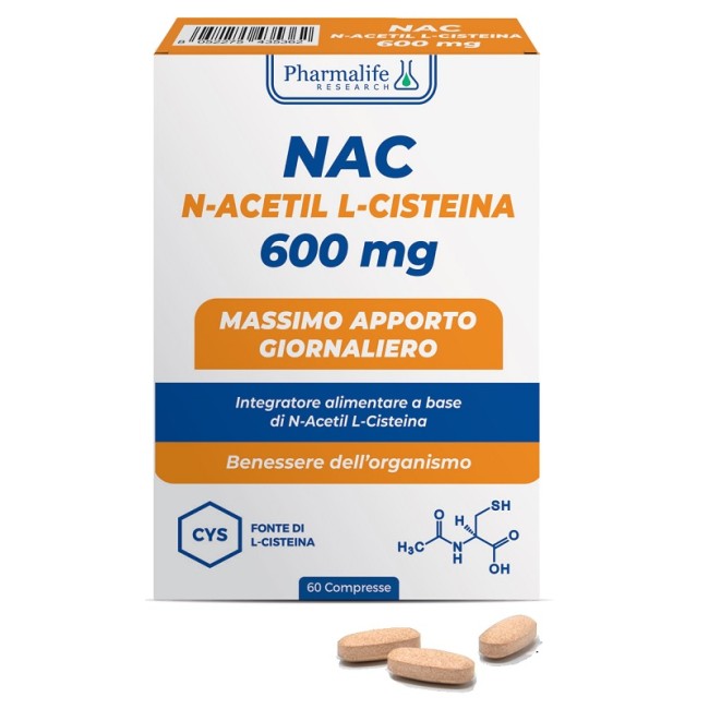 Pharmalife Research Nac 600mg integratore 60 Compresse