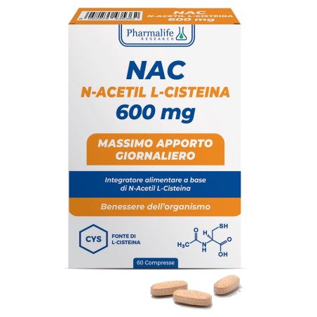 Pharmalife Research Nac 600mg integratore 60 Compresse