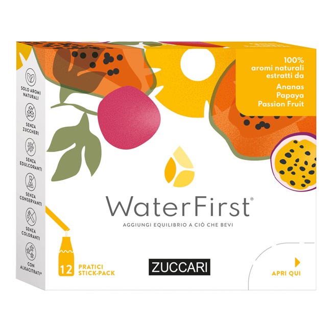 Zuccari Water First Ananas-papaya-passion Fruit Zuccari Water First Ananas-papaya-passion Fruit