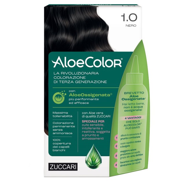 Zuccari Aloecolor 1,0 Nero Tinta Capelli