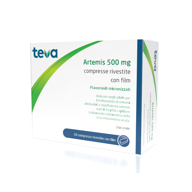 Teva Artemis 60 Compresse Rivestite 500 mg Teva Artemis 60 Compresse Rivestite 500 mg