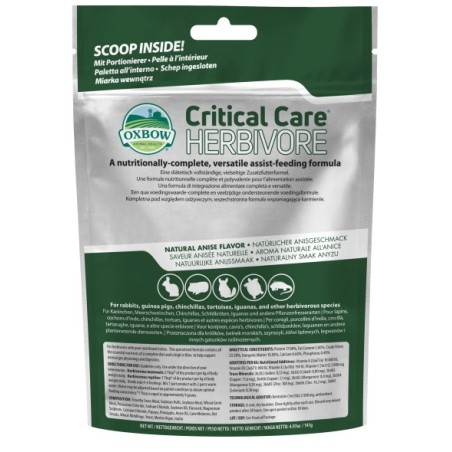Oxbow Critical care herbivore 141 gr Oxbow Critical care herbivore 141 gr