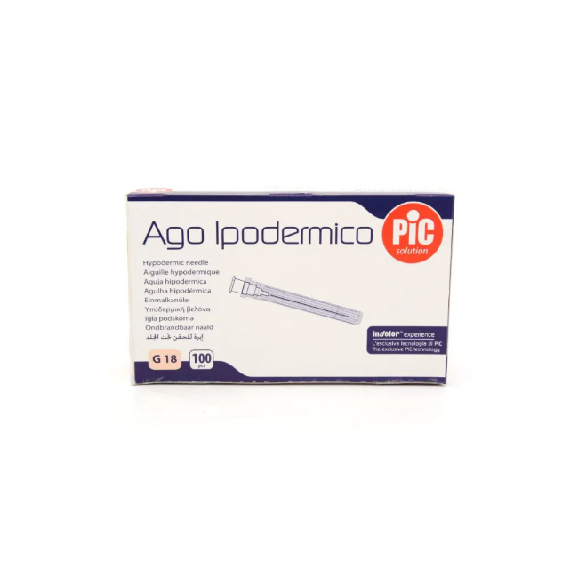 Pikdare Ago Ipodermico Pic Gauge 18 1 1/2 Pikdare Ago Ipodermico Pic Gauge 18 1 1/2