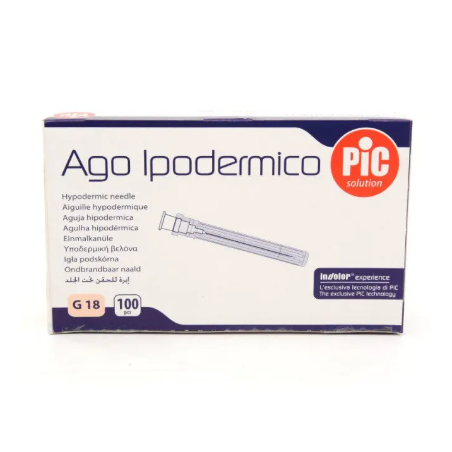 Pikdare Ago Ipodermico Pic Gauge 18 1 1/2 Pikdare Ago Ipodermico Pic Gauge 18 1 1/2