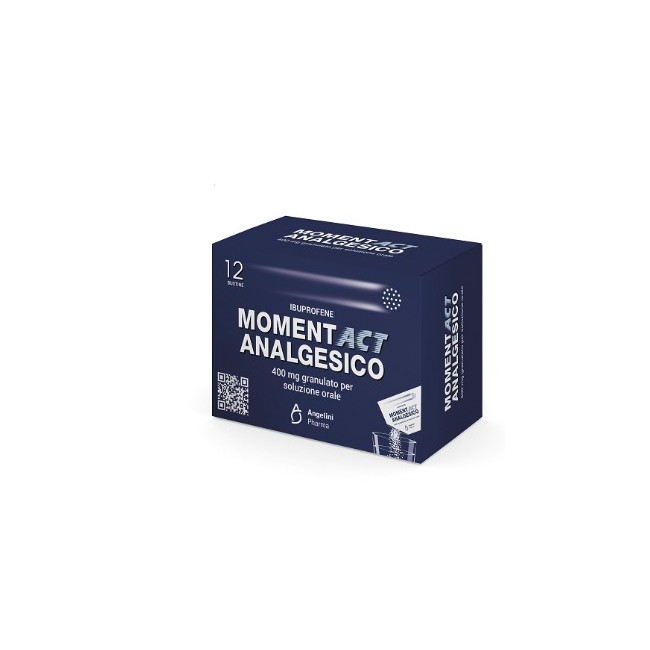 Moment act Analgesico12 Bustine 400mg per ciclo mestruale Moment act Analgesico12 Bustine 400mg per ciclo mestruale