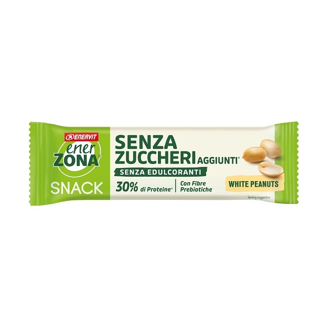 Enervit Enerzona Snack Arachidi cioccolato bianco