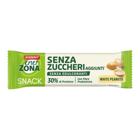 Enervit Enerzona Snack Arachidi cioccolato bianco