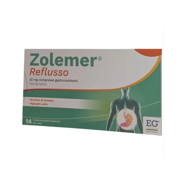 Eg Zolemer Reflusso 20 Mg Pantoprazolo 14 Compresse Eg Zolemer Reflusso 20 Mg Pantoprazolo 14 Compresse