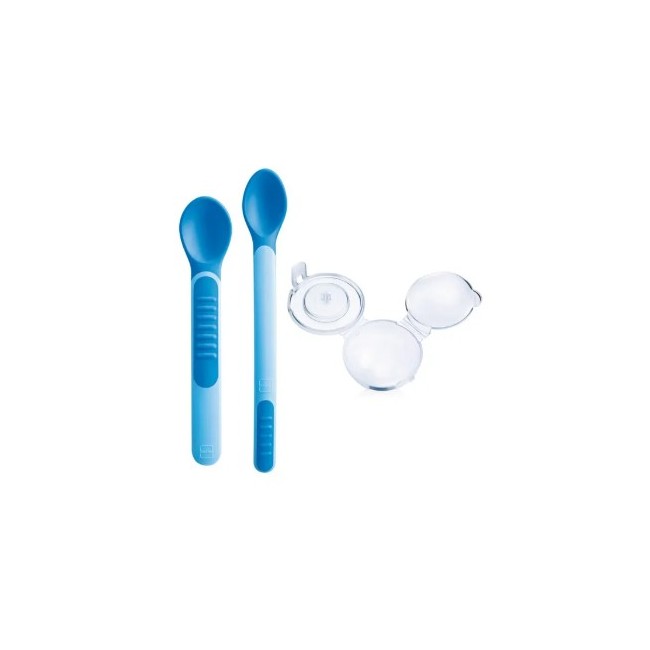 Mam heat sensitive spoons&co set cucchiai maschio