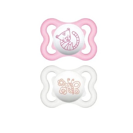 Mam Air Succhietti In Silicone Femmina 2-6 Mesi 2 Pezzi Mam Air Succhietti In Silicone Femmina 2-6 Mesi 2 Pezzi