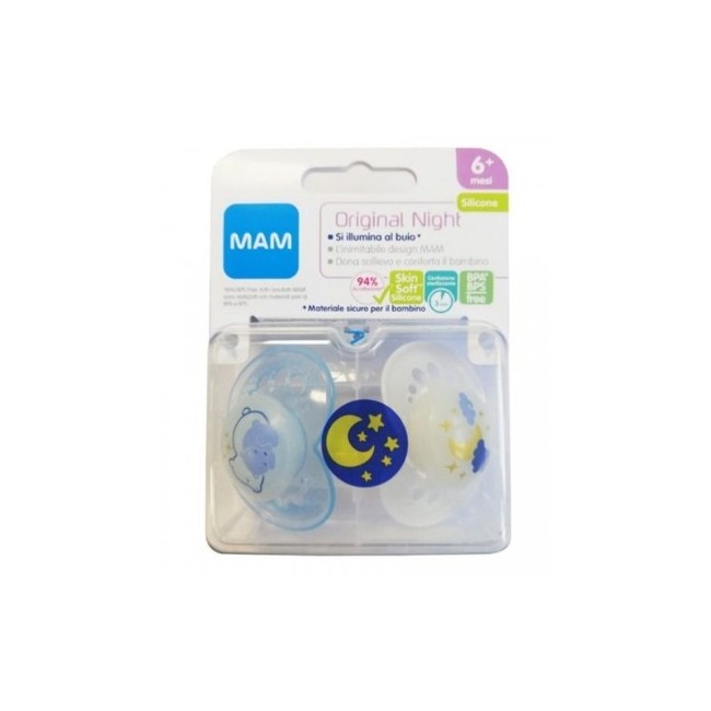 Mam night succhietto 6+ silicone maschietto Mam night succhietto 6+ silicone maschietto