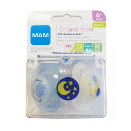 Mam night succhietto 6+ silicone maschietto Mam night succhietto 6+ silicone maschietto