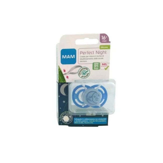 Mam perfect night Ciuccio 16+ silicone