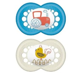 Mam original ciuccio 16+ silicone doppio