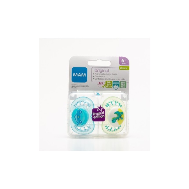 Mam original ciuccio 6+ silicone Mam original ciuccio 6+ silicone
