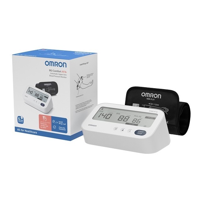 Corman Sfigmomanometro Da Braccio Omron M3 Comfort Afib 1 pezzo