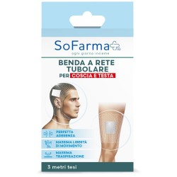 Benda A Rete Tubolare Sofarmapiu' Per Coscia E Testa