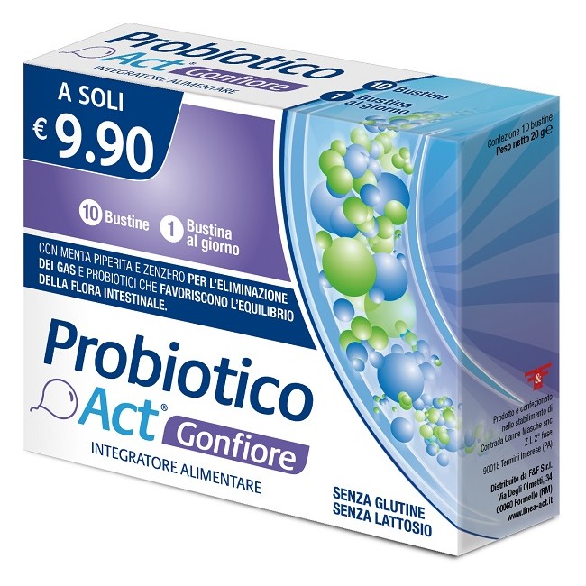 F&f Probiotico Act Gonfiore