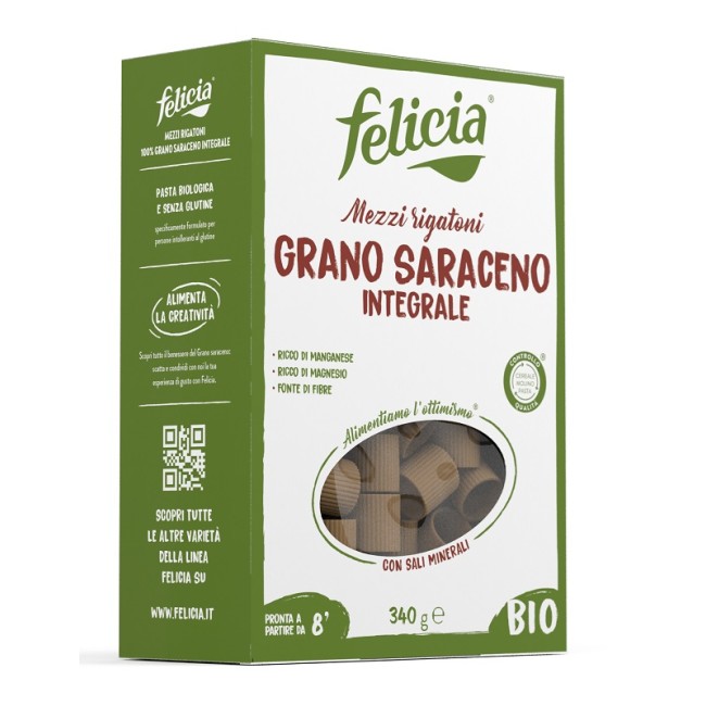 Felicia bio saraceno mezzi rigatoni