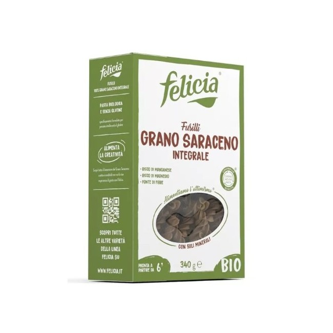 Felicia Bio Saraceno Fusilli 340 Grammi Felicia Bio Saraceno Fusilli 340 Grammi