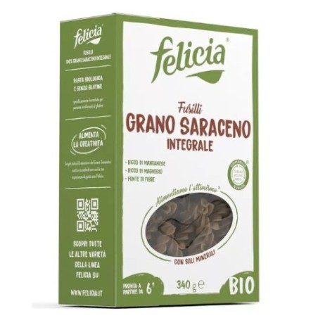 Felicia Bio Saraceno Fusilli 340 Grammi Felicia Bio Saraceno Fusilli 340 Grammi
