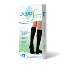 Diabesoft Calzino Nero Misura S 1 Paio
