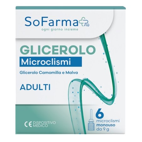 Glicerolo Microclismi Adulti 9 G 6 Pezzi Sofarmapiu'