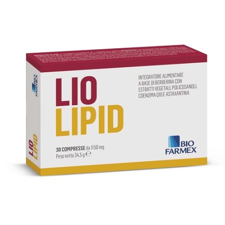 Biofarmex Liolipid integratore 30 Compresse