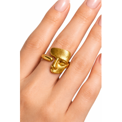 Anello maschera regolabile Colore Oro Argento 925