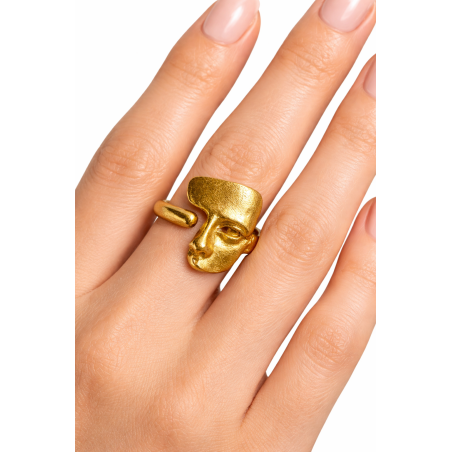 Anello maschera regolabile Colore Oro Argento 925