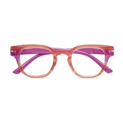Occhiale da lettura twins gold funk arancione-fucsia