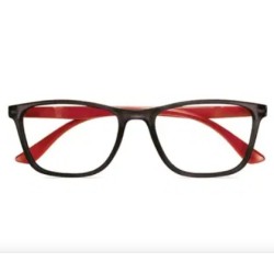 silver sunset nero/rosso occhiali da lettura +1,00