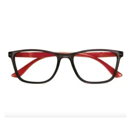 silver sunset nero/rosso occhiali da lettura +1,00