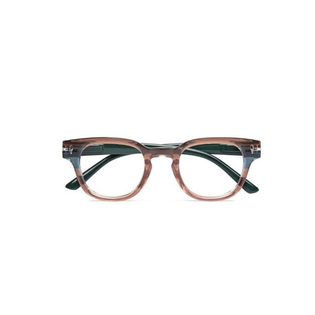 Occhiale da lettura twins gold funk marrone-verde +1.50 1 paio