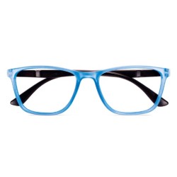 Twins silver sunset azzurro/nero occhiali da lettura +1,00 1 paio