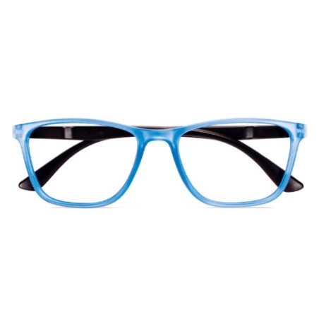 Twins silver sunset azzurro/nero occhiali da lettura +1,00 1 paio