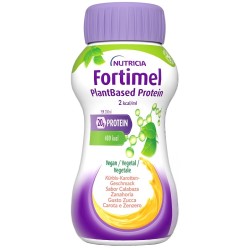 Fortimel Plantbased Protein Zucca Carota 4 Bottigliette 200 Ml