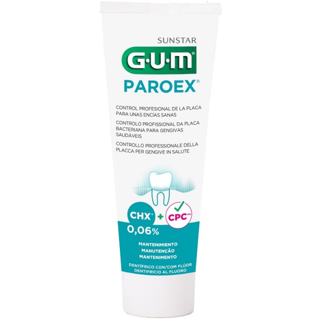 Sunstar Gum Paroex 0,06 Chx Dentifricio Al Fluoro