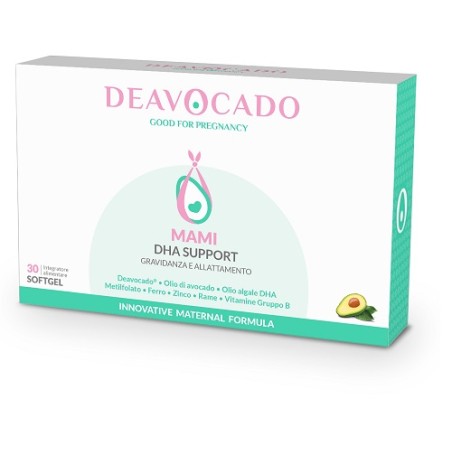 Deavocado Mami Dha Support 30 Softgel Deavocado Mami Dha Support 30 Softgel