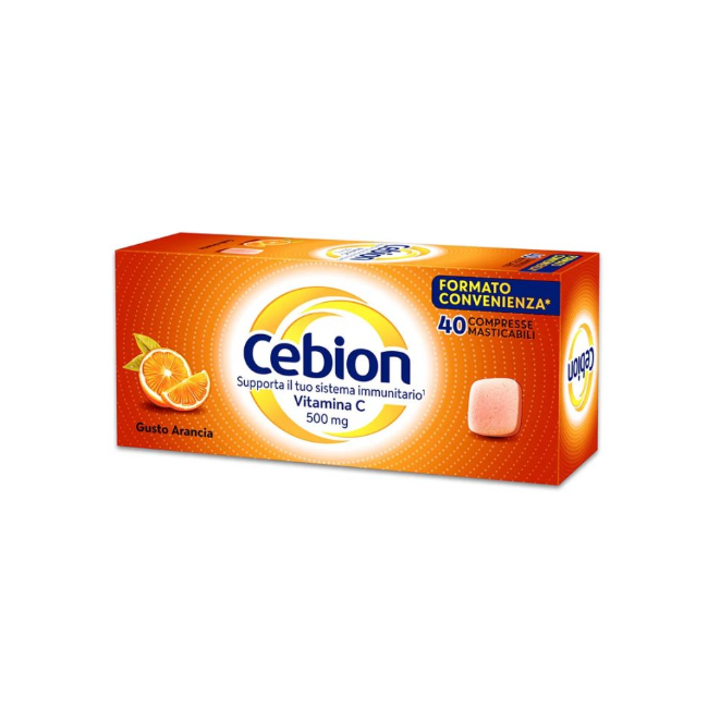 Cebion Masticabile Arancia 40 Compresse