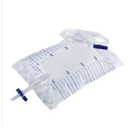 Sacca Urina Letto 2 Litri Con Valvola e Rubinetto Tubo 130 Cm