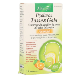 Dott. C. Cagnola Hyaluron Tosse & Gola Arancia 30 Compresse