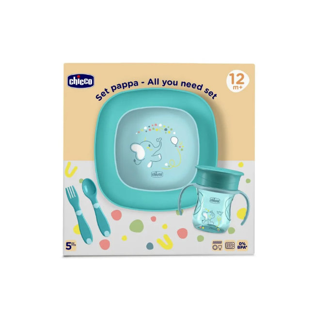Set Pappa 12m+ Azzurro 1 set