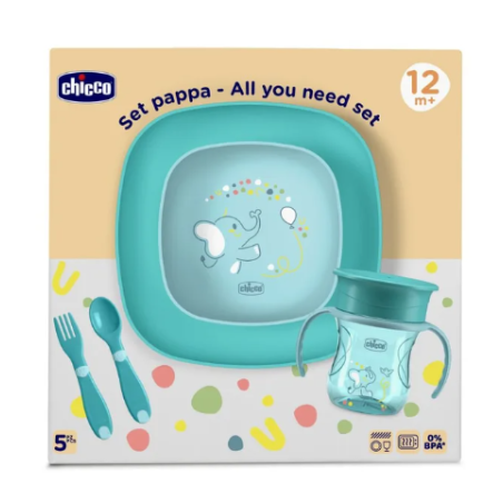 Set Pappa 12m+ Azzurro 1 set