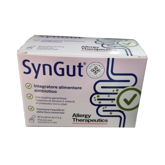 Syngut 30 bustine di liofilizzato da 2,5 g in astuccio 75 grammi