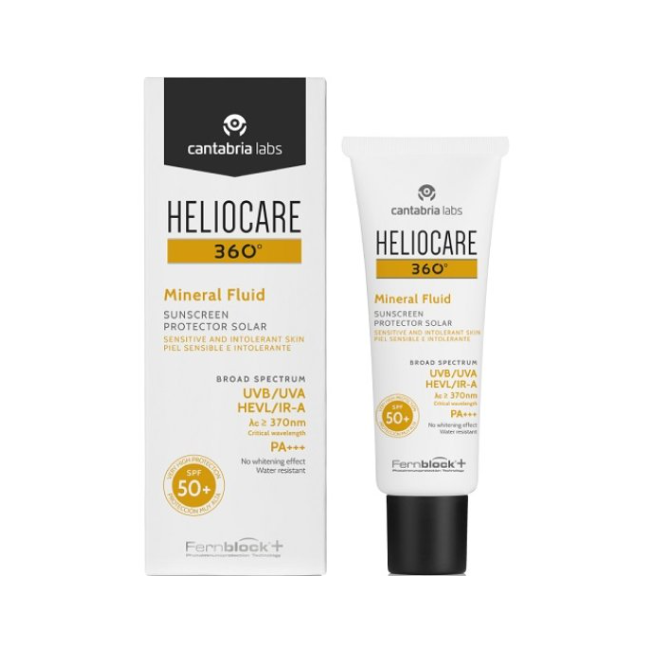 Heliocare 360 Mineral Fluid protezione Spf 50+ 50ml