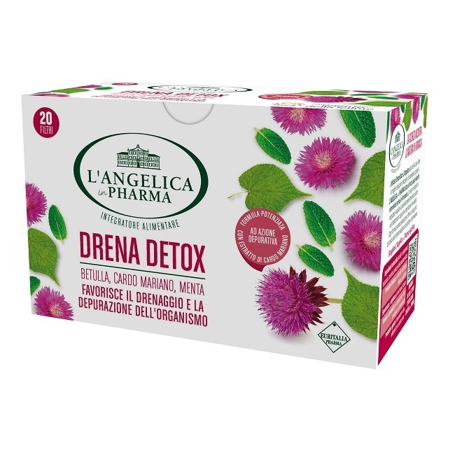 L'angelica tisana drena detox 20 filtri