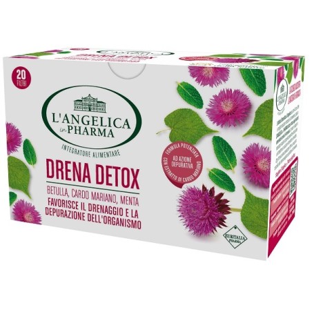 L'angelica tisana drena detox 20 filtri