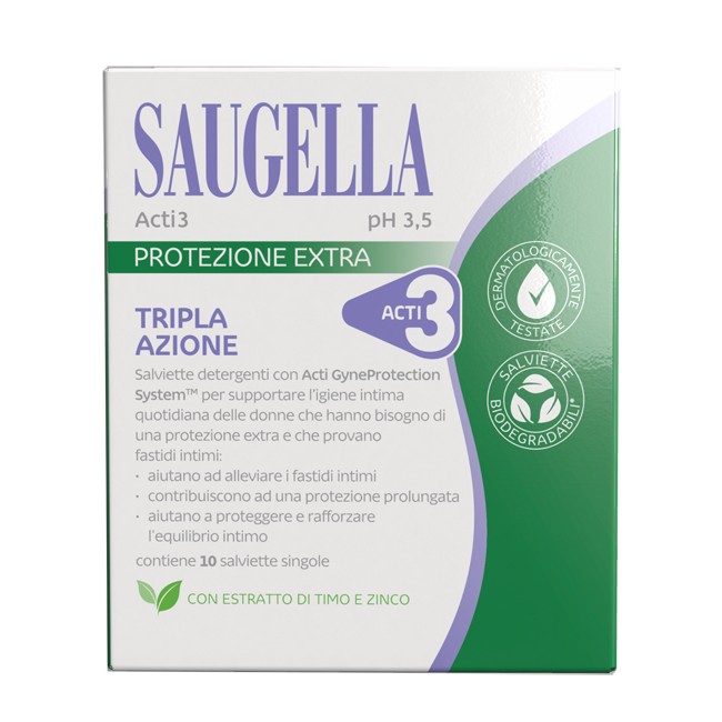 Saugella Acti3 Salviettine